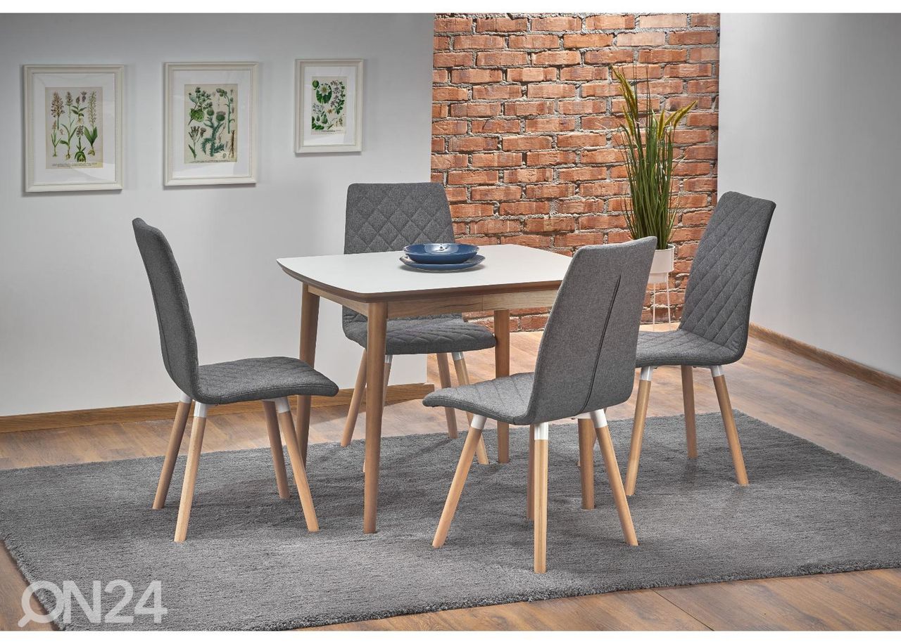 Pikendatav söögilaud 90/190x80 cm suurendatud
