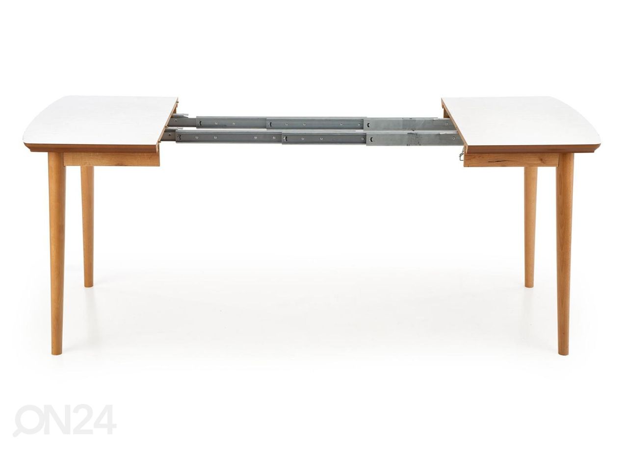 Pikendatav söögilaud 90/190x80 cm suurendatud