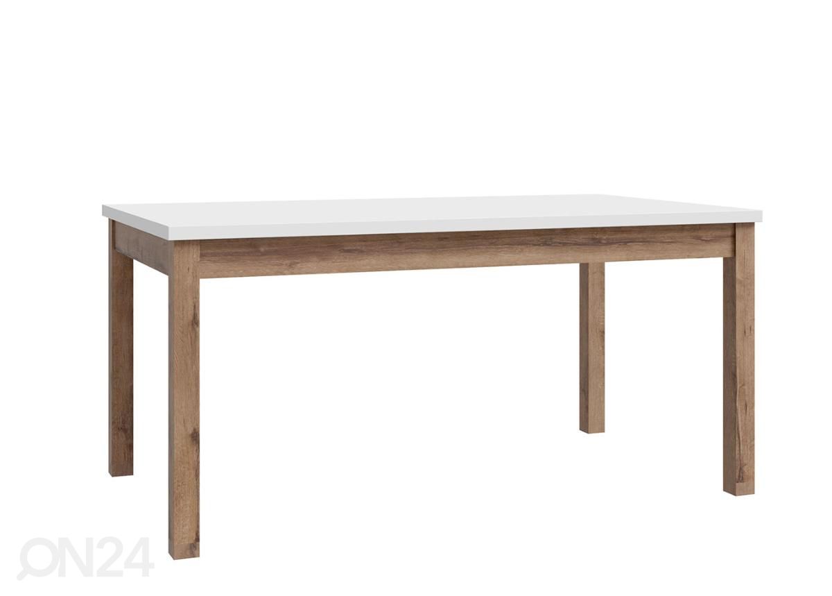 Pikendatav söögilaud 90x160/207 cm suurendatud