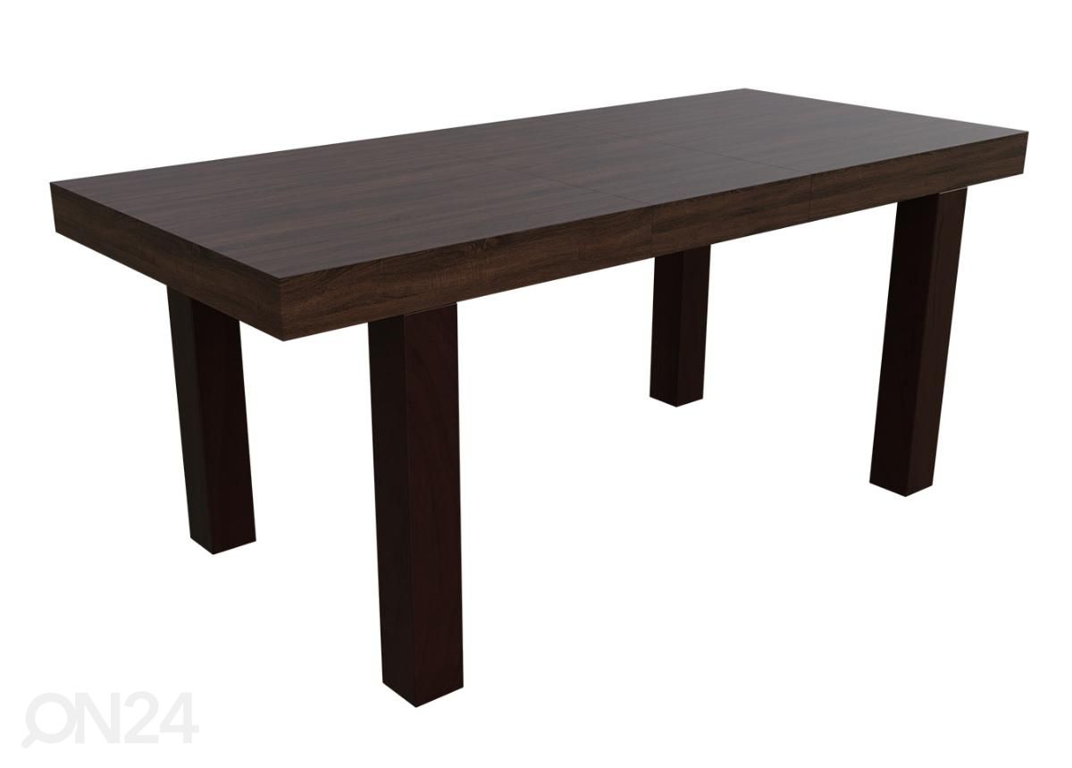 Pikendatav söögilaud 90x160-210 cm + 6 tooli suurendatud