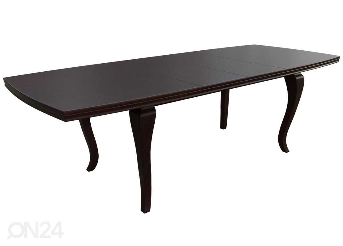 Pikendatav söögilaud 90x170-250 cm + 6 tooli suurendatud
