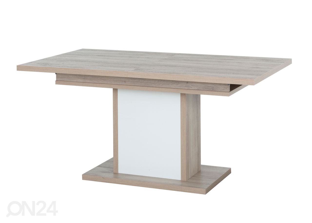 Pikendatav söögilaud Aston 160-208x90 cm suurendatud