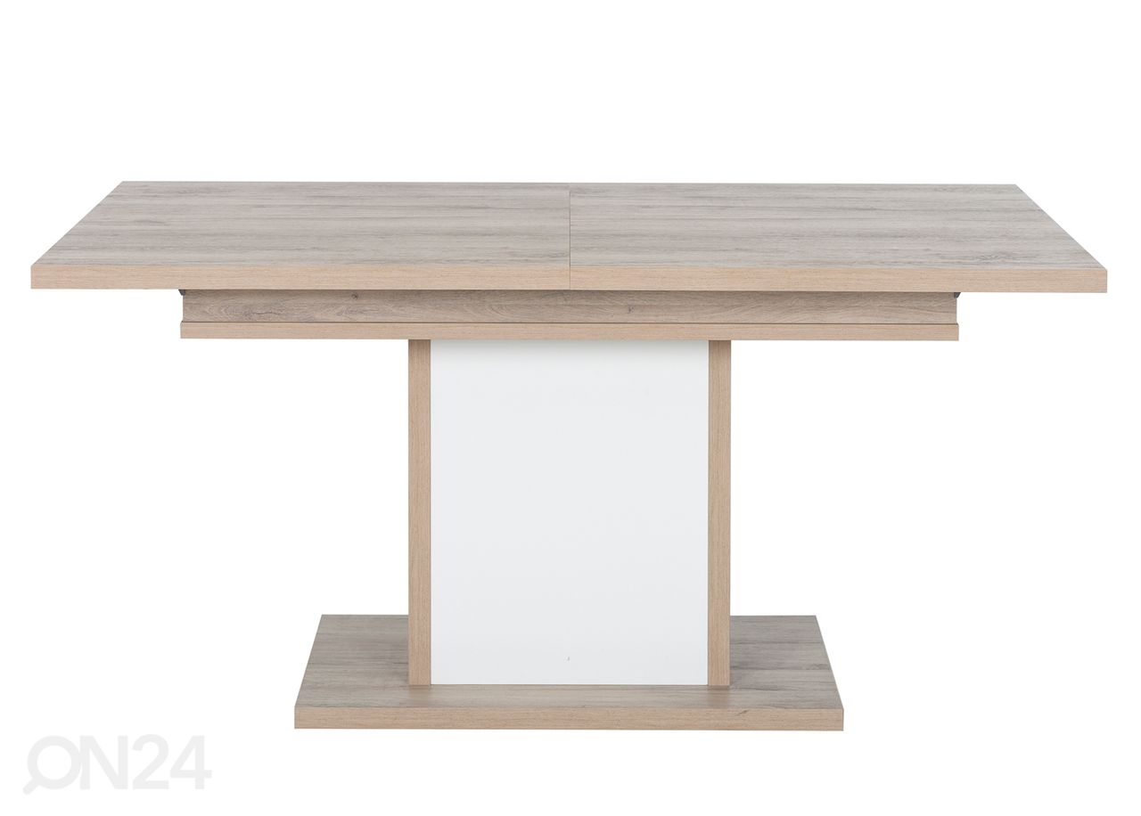 Pikendatav söögilaud Aston 160-208x90 cm suurendatud
