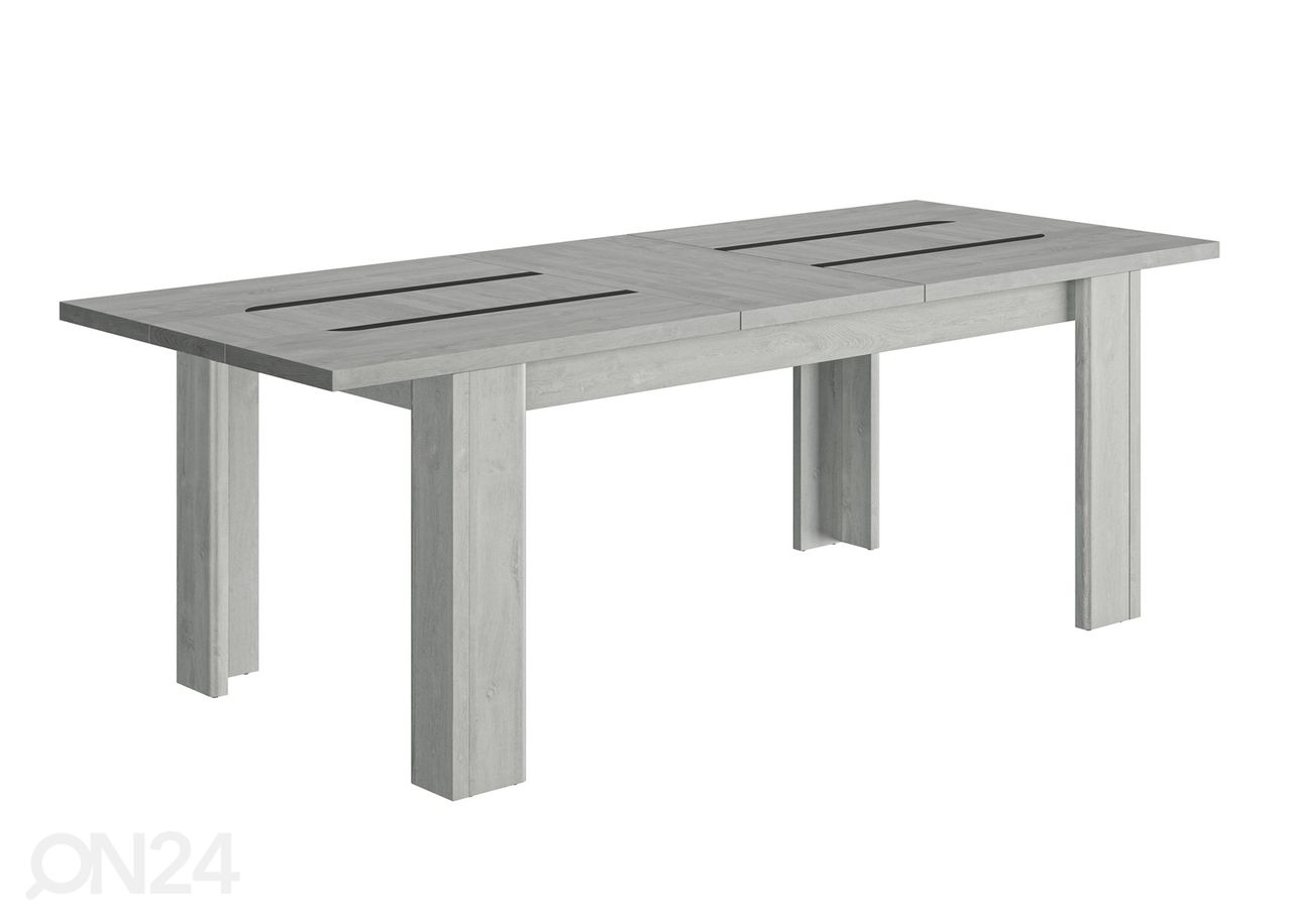 Pikendatav söögilaud Atalante 180-228x90 cm suurendatud