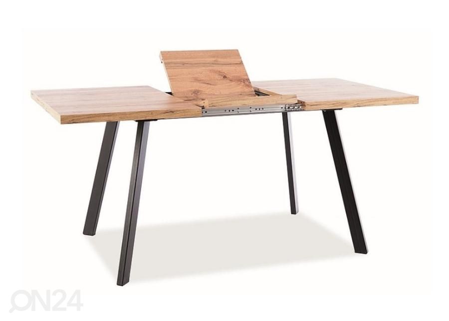 Pikendatav söögilaud Brick 120-160x80 cm suurendatud