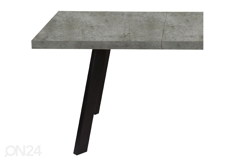 Pikendatav söögilaud Brigit 84,5x159-198 cm suurendatud