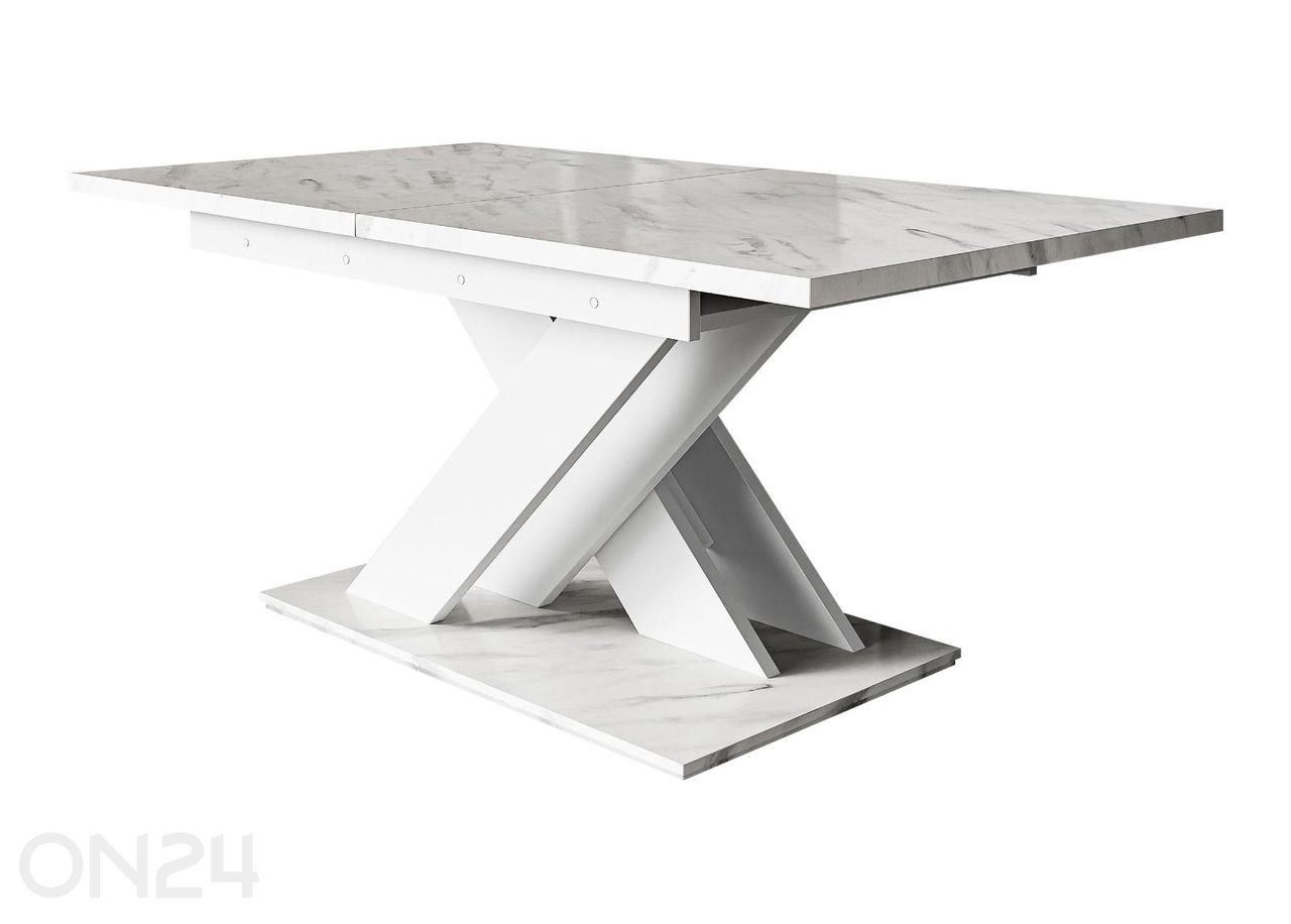 Pikendatav söögilaud Bronx 80x140/180 cm suurendatud