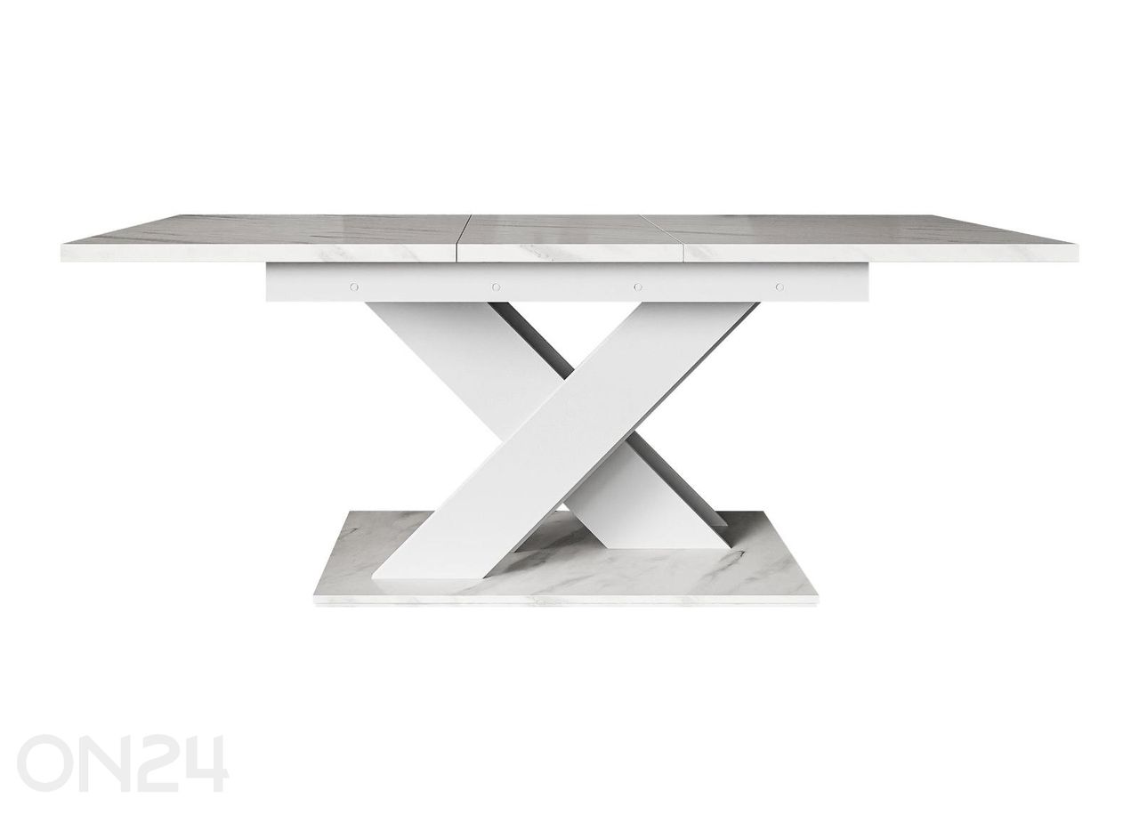 Pikendatav söögilaud Bronx 80x140/180 cm suurendatud