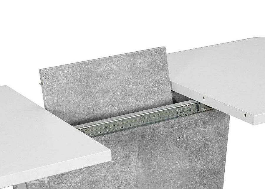 Pikendatav söögilaud Cally 110-145x68 cm suurendatud