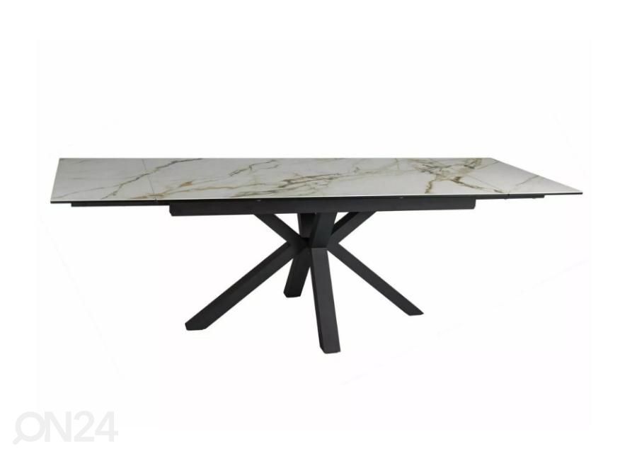 Pikendatav söögilaud Christopher 160-240x90 cm suurendatud