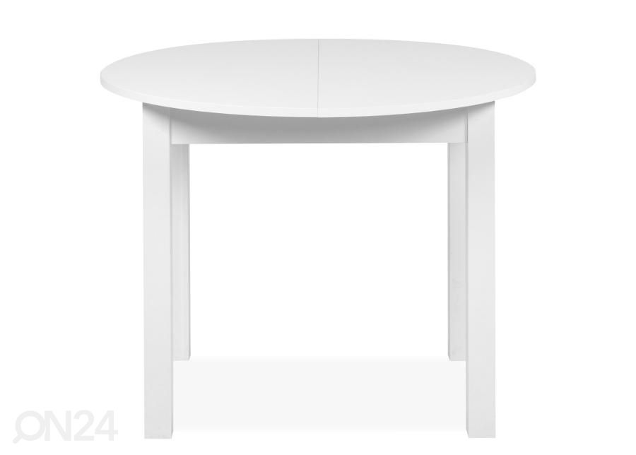 Pikendatav söögilaud Coburg 100/140x100 cm suurendatud