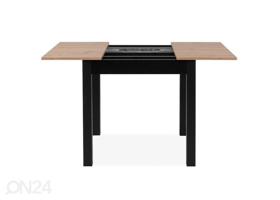 Pikendatav söögilaud Coburg 80/120x80 cm suurendatud
