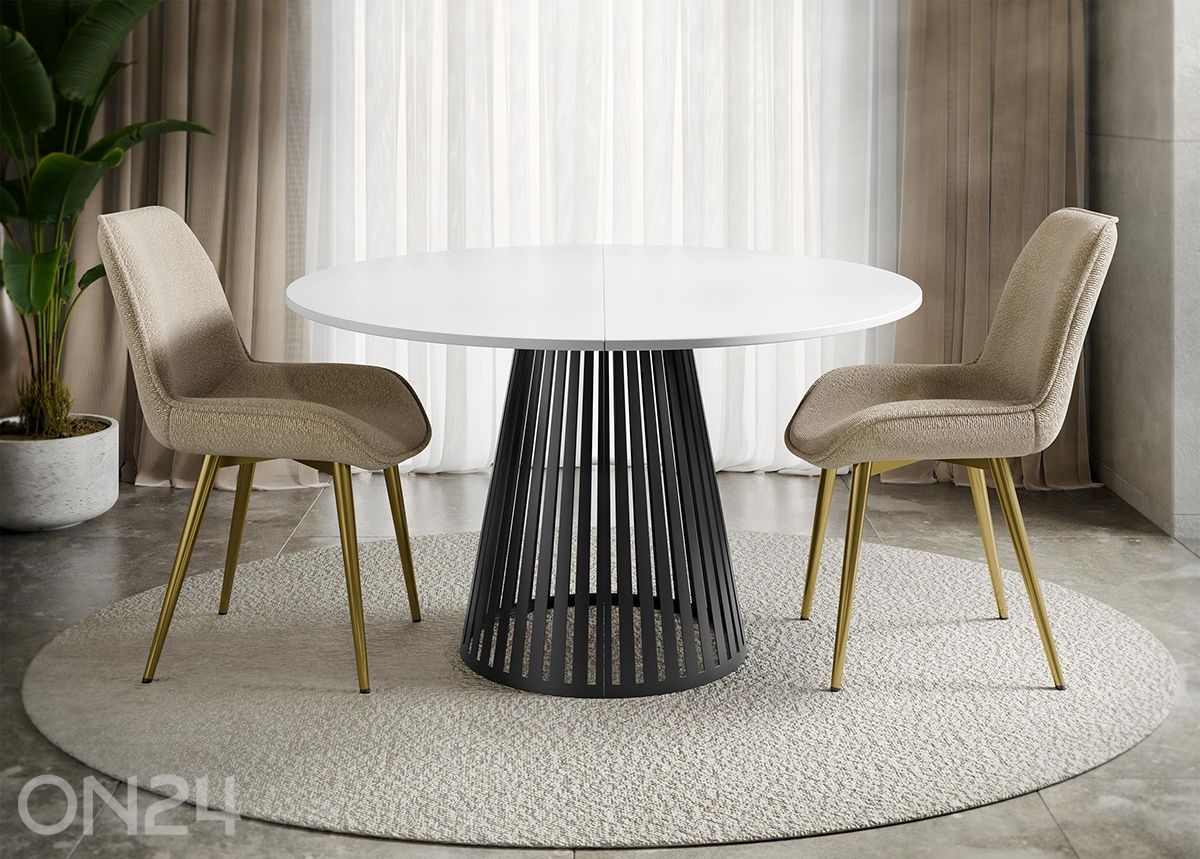 Pikendatav söögilaud Cone 100x100/176 cm suurendatud