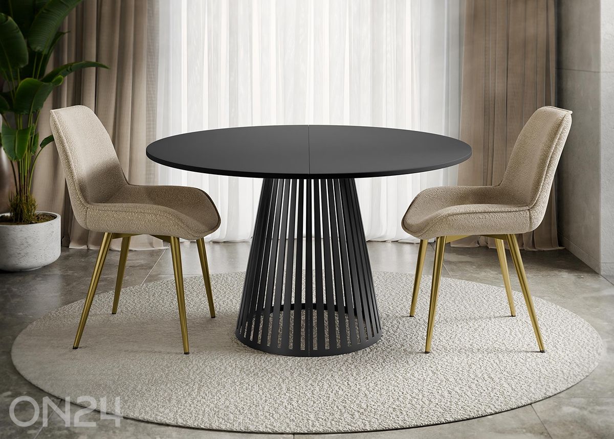 Pikendatav söögilaud Cone 100x100/176 cm suurendatud