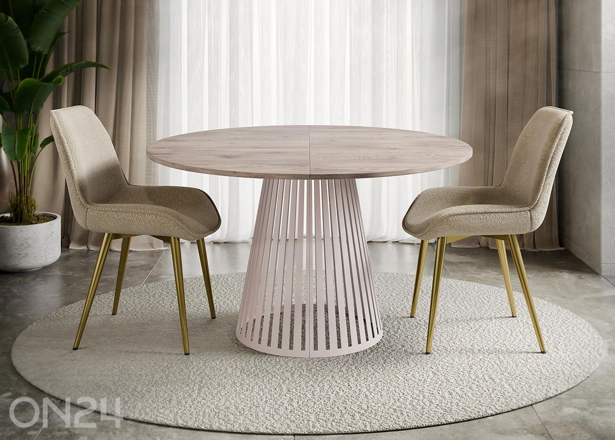 Pikendatav söögilaud Cone 100x100/176 cm suurendatud