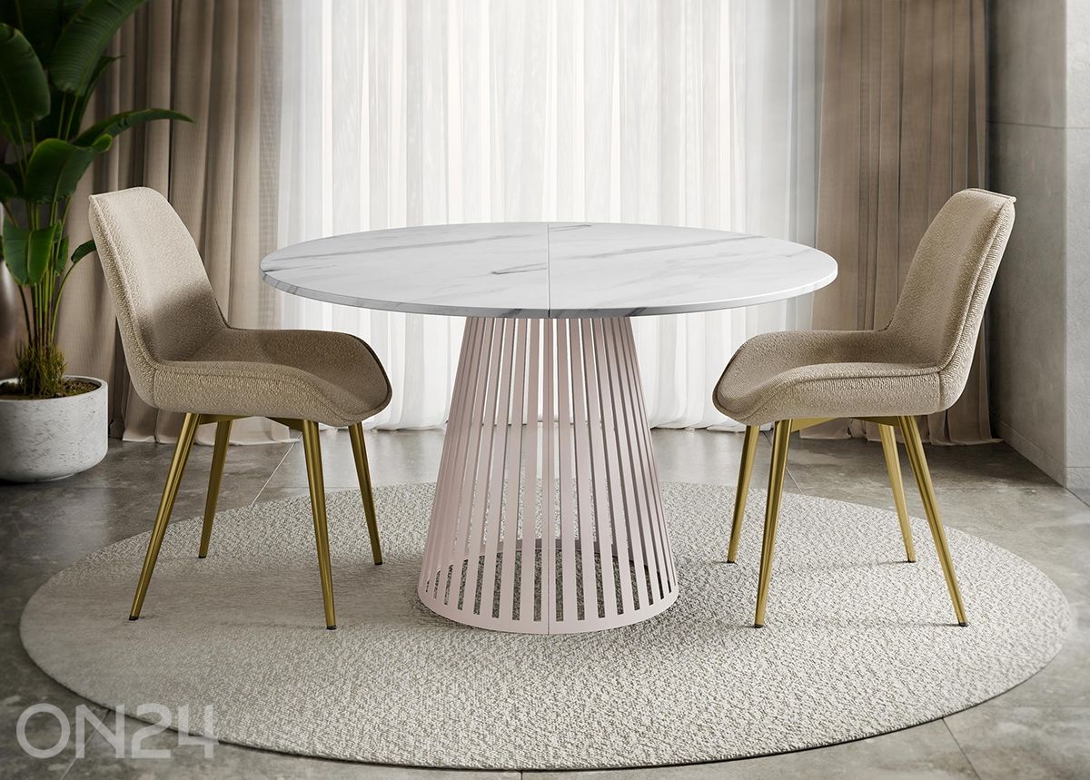 Pikendatav söögilaud Cone 100x100/176 cm suurendatud