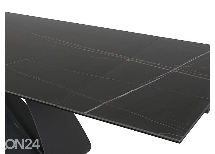 Pikendatav söögilaud Dune 160-240x90 cm suurendatud