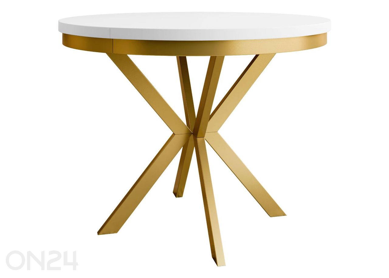 Pikendatav söögilaud Edder 120x120/196 cm suurendatud