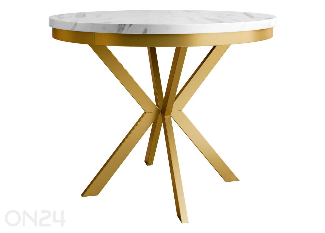 Pikendatav söögilaud Edder 120x120/196 cm suurendatud