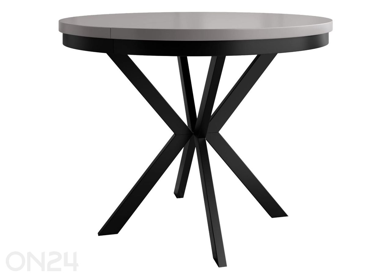 Pikendatav söögilaud Edder 120x120/196 cm suurendatud