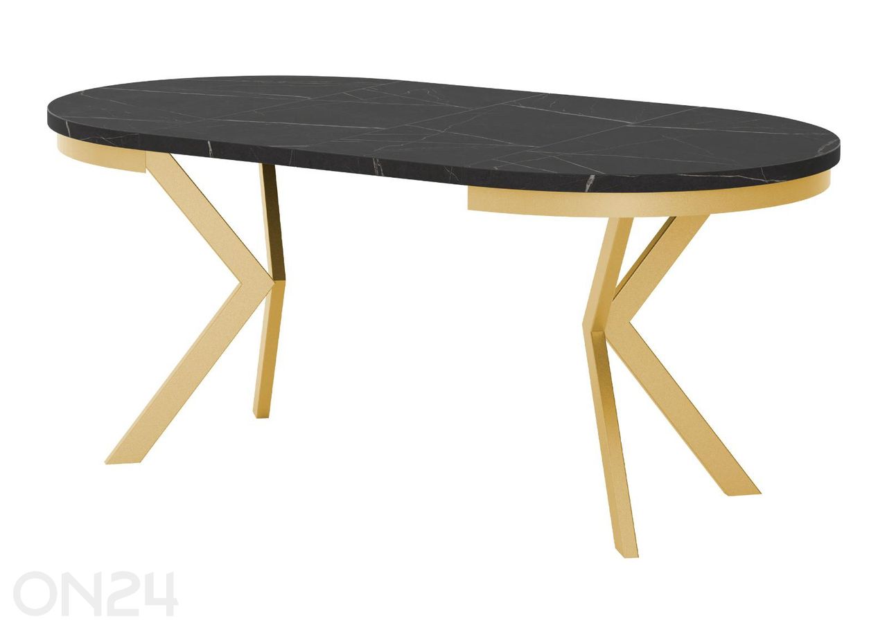 Pikendatav söögilaud Edder 90x90/166 cm suurendatud