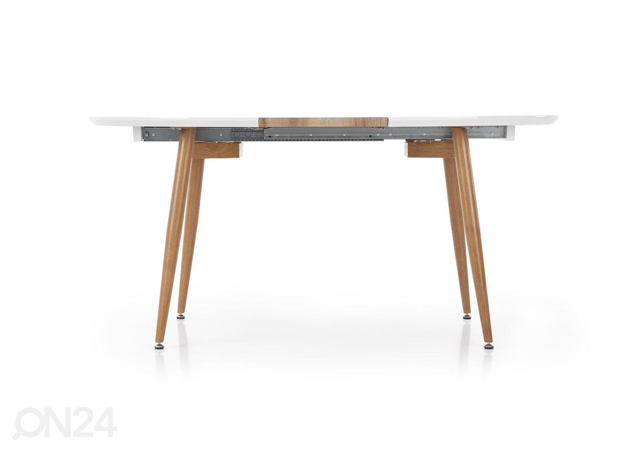 Pikendatav söögilaud Edward 100x120/200 cm suurendatud