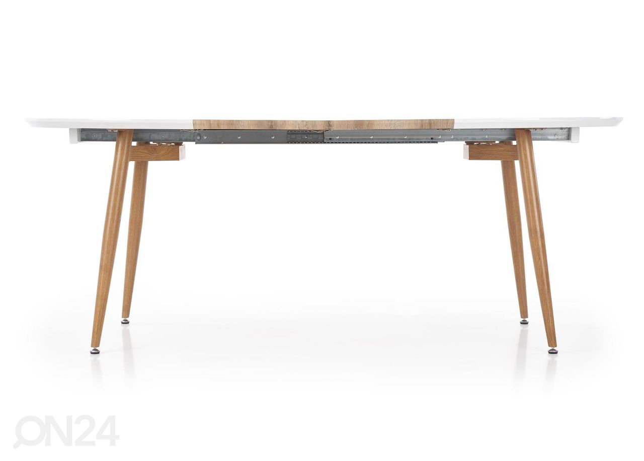 Pikendatav söögilaud Edward 100x120/200 cm suurendatud