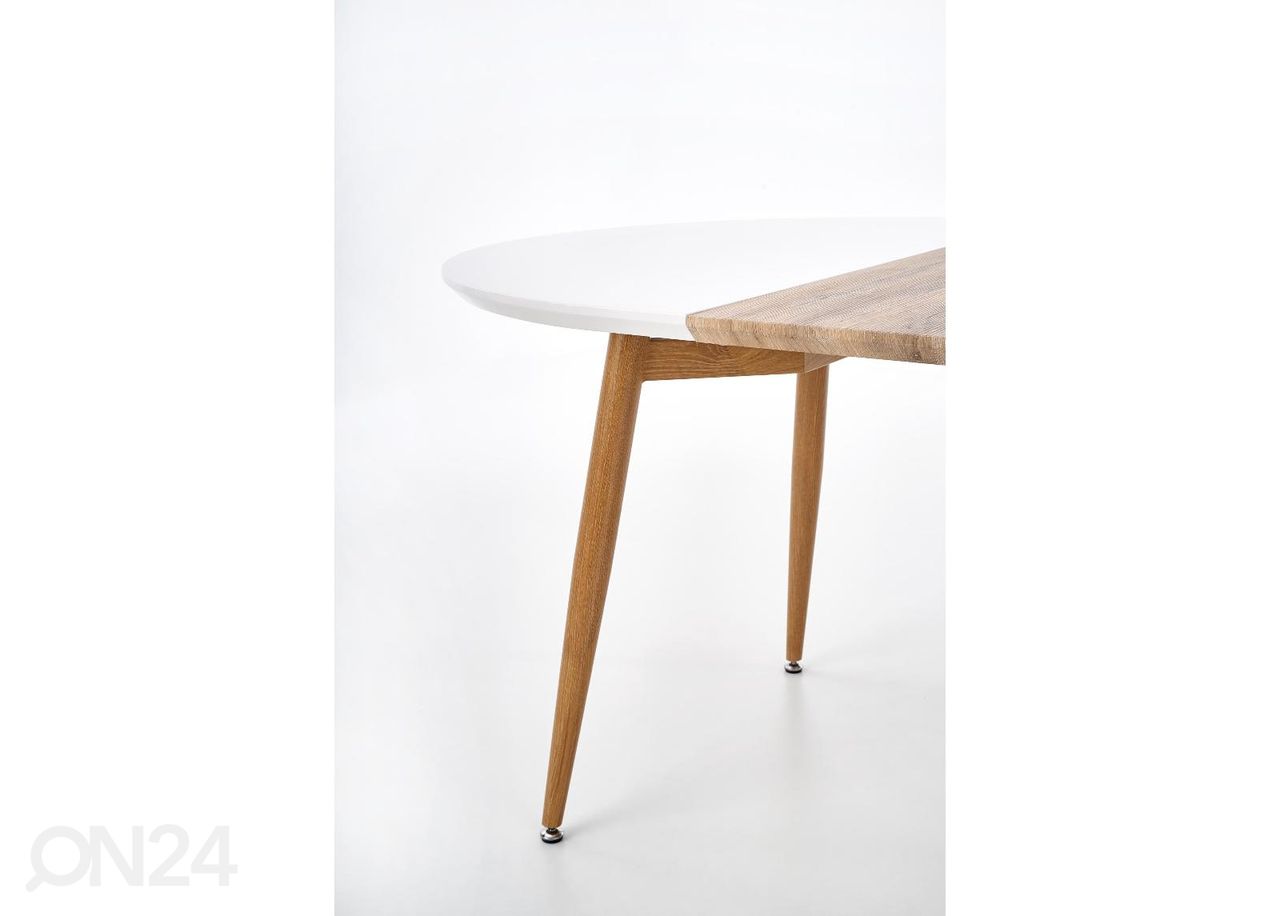 Pikendatav söögilaud Edward 100x120/200 cm suurendatud