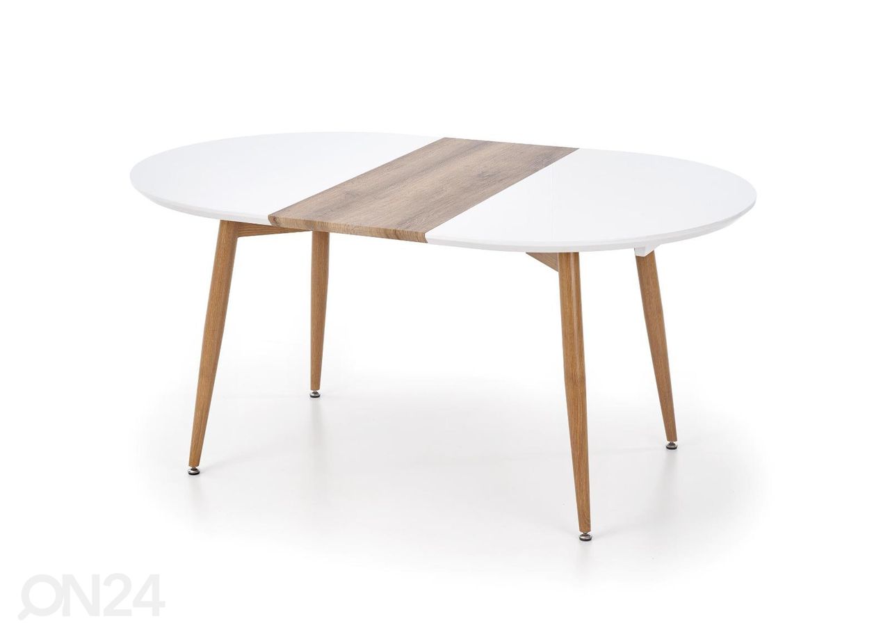 Pikendatav söögilaud Edward 100x120/200 cm suurendatud