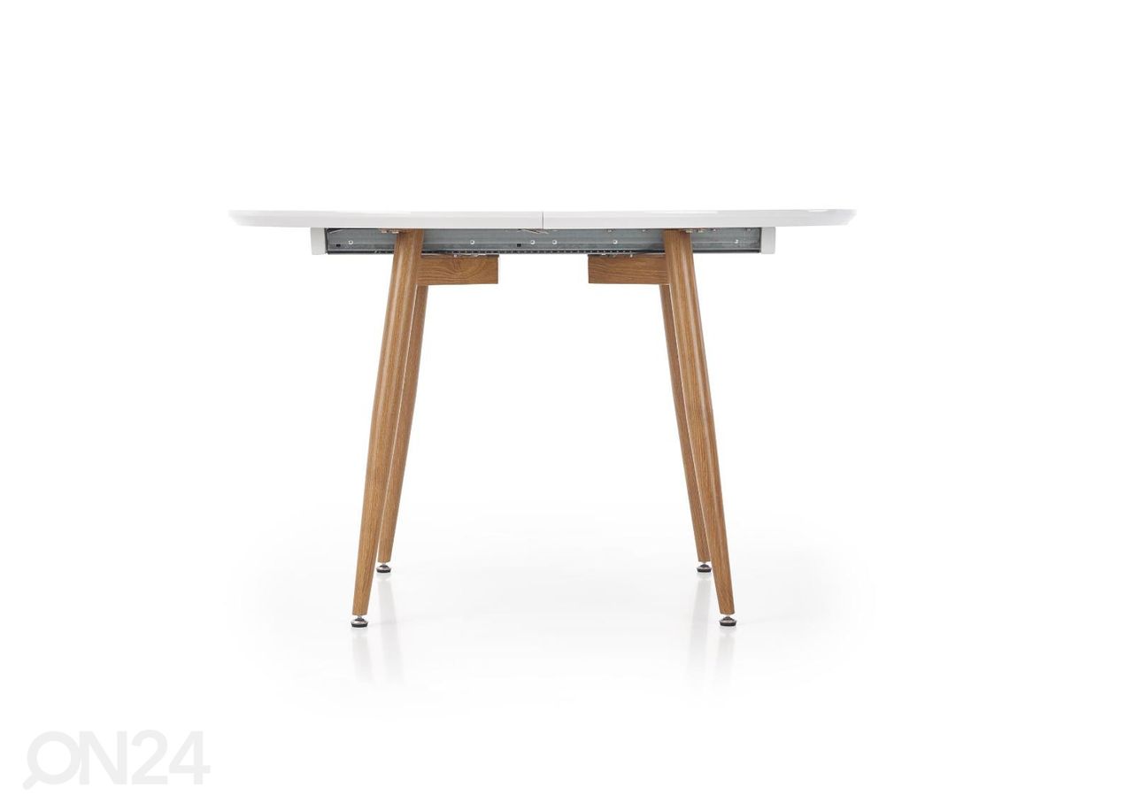 Pikendatav söögilaud Edward 100x120/200 cm suurendatud