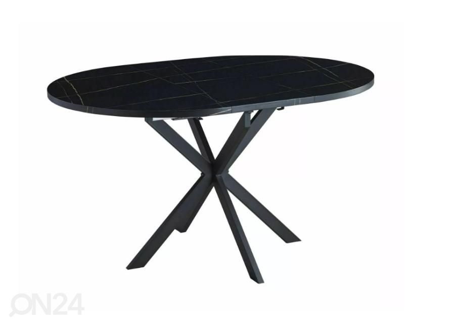 Pikendatav söögilaud Gabrielo 100-135x100 cm suurendatud