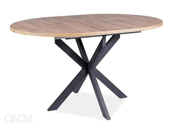 Pikendatav söögilaud Gabrielo 100-135x100 cm suurendatud