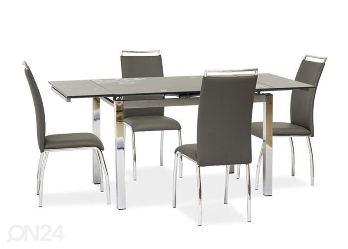 Pikendatav söögilaud Gdansk 74x110-170 cm suurendatud