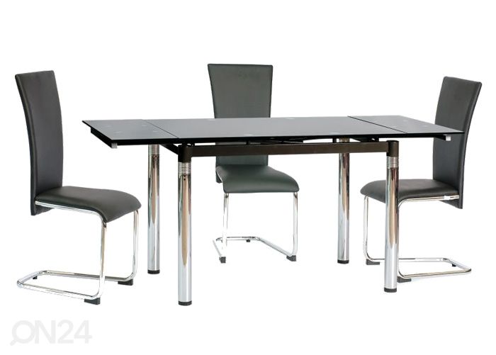 Pikendatav söögilaud Gdansk 74x110-170 cm suurendatud