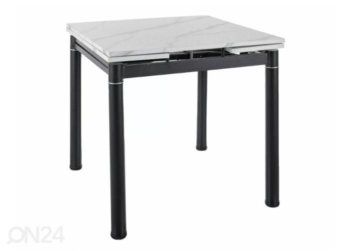 Pikendatav söögilaud Gdansk 80-131x80 cm suurendatud
