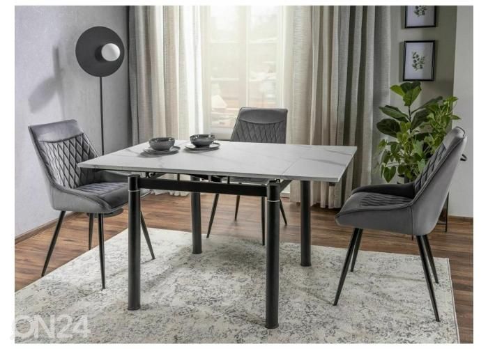 Pikendatav söögilaud Gdansk 80-131x80 cm suurendatud