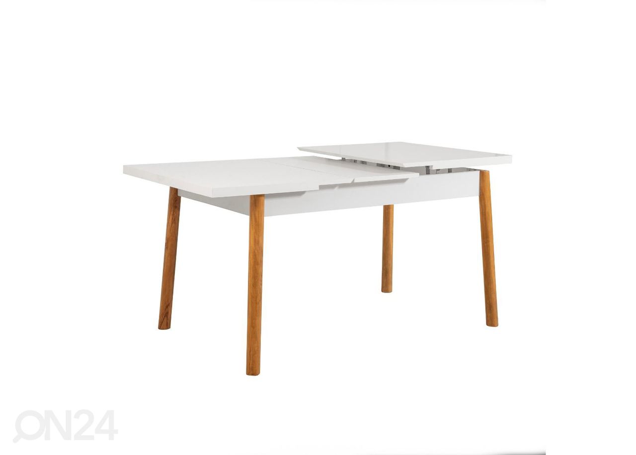 Pikendatav söögilaud Juta 120-150x75 cm suurendatud