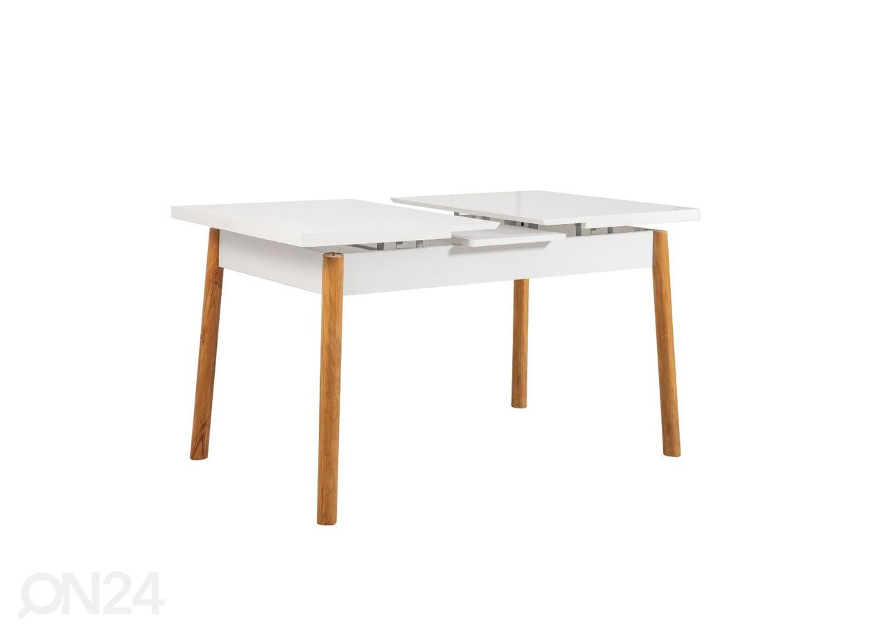 Pikendatav söögilaud Juta 120-150x75 cm suurendatud