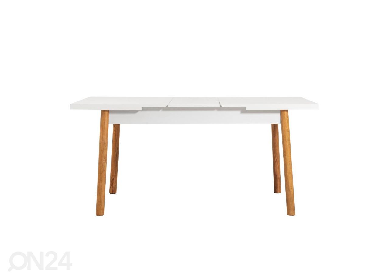 Pikendatav söögilaud Juta 120-150x75 cm suurendatud