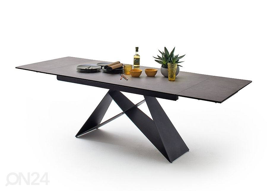 Pikendatav söögilaud Kobe 160-240x90 cm suurendatud