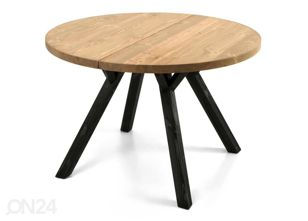 Pikendatav söögilaud Lana 115/160x115 cm suurendatud