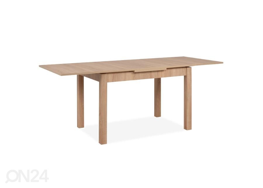 Pikendatav söögilaud Longford 120/200x80 cm suurendatud