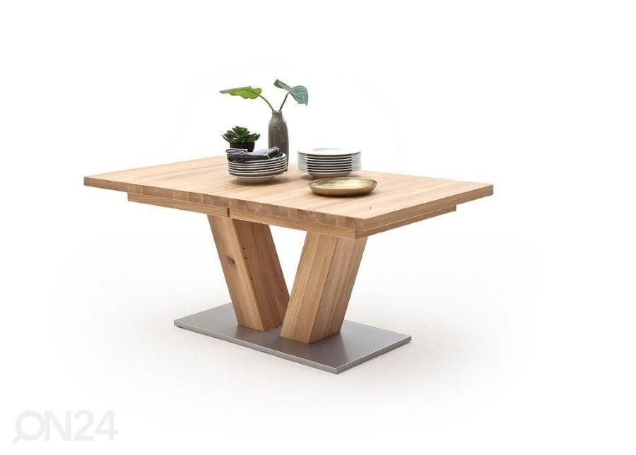 Pikendatav söögilaud Managua 140-220x90 cm suurendatud