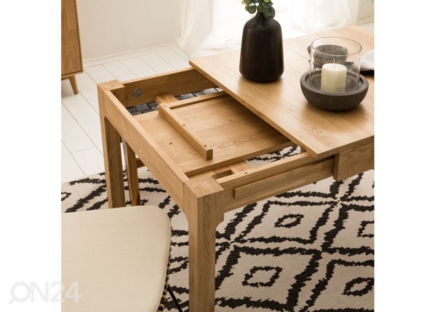 Pikendatav söögilaud Mars 85-125x80 cm suurendatud