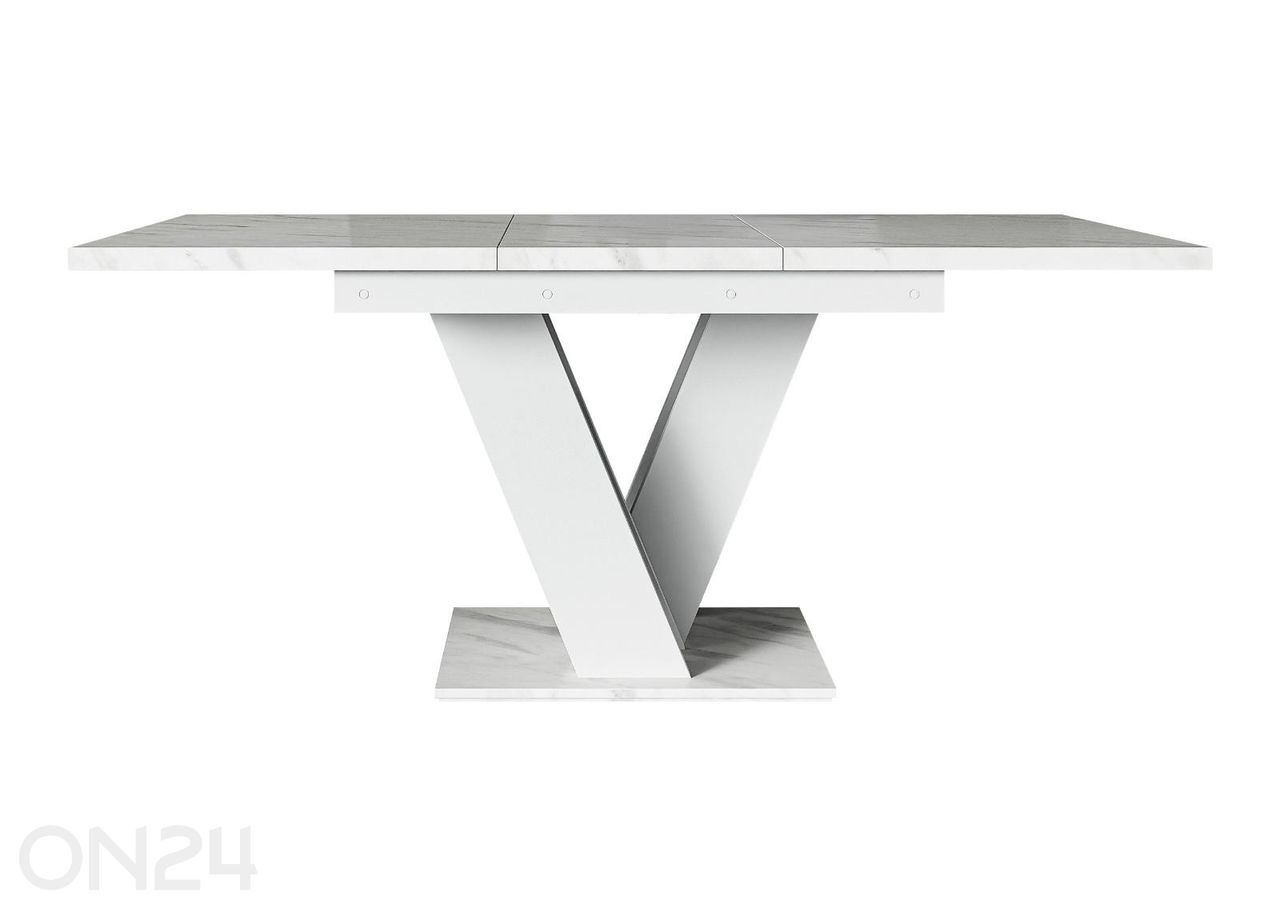 Pikendatav söögilaud Mas 80x120/160 cm suurendatud