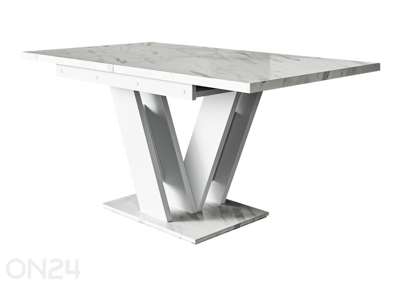 Pikendatav söögilaud Mas 80x120/160 cm suurendatud