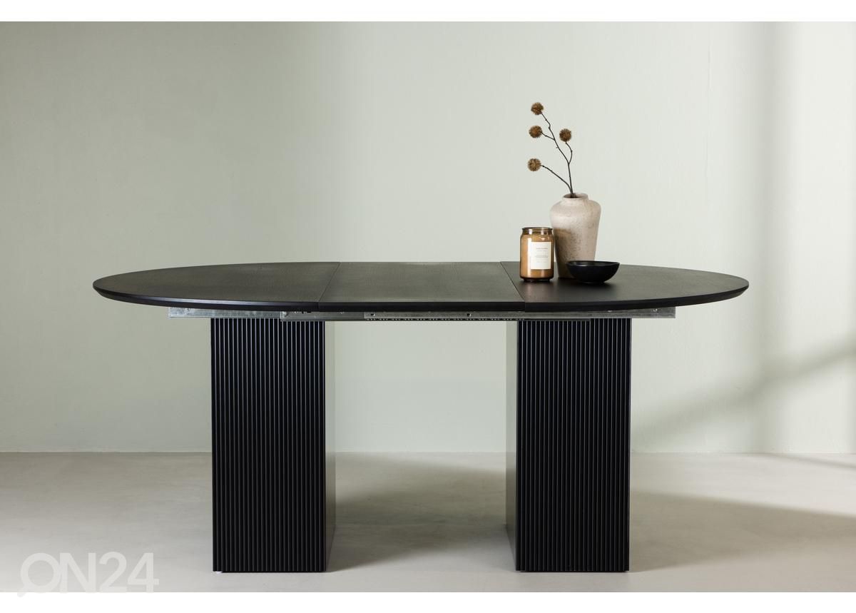 Pikendatav söögilaud Matilda 130/180x130 cm suurendatud