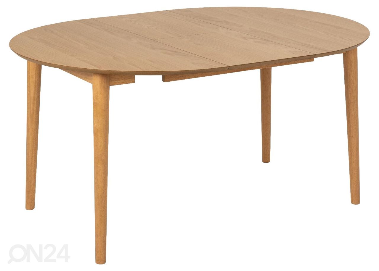 Pikendatav söögilaud Monz Ø115/154 cm suurendatud