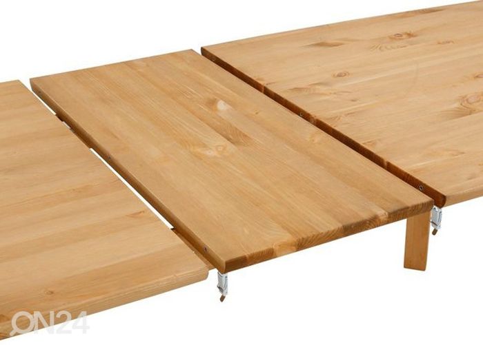 Pikendatav söögilaud Palermo 140-180x90 cm suurendatud