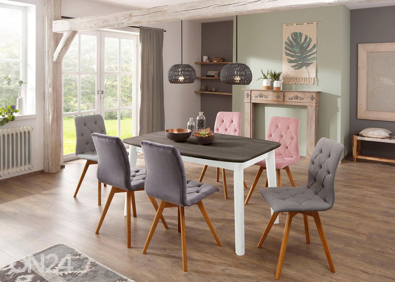 Pikendatav söögilaud Palermo 140-180x90 cm suurendatud